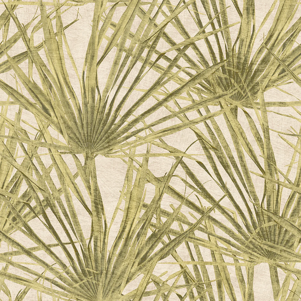 Palm Yellow Wallpaper