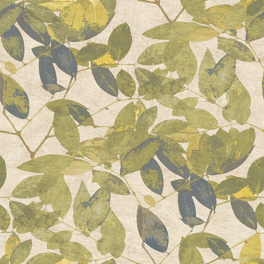 Beech Leaves Green Wallpaper