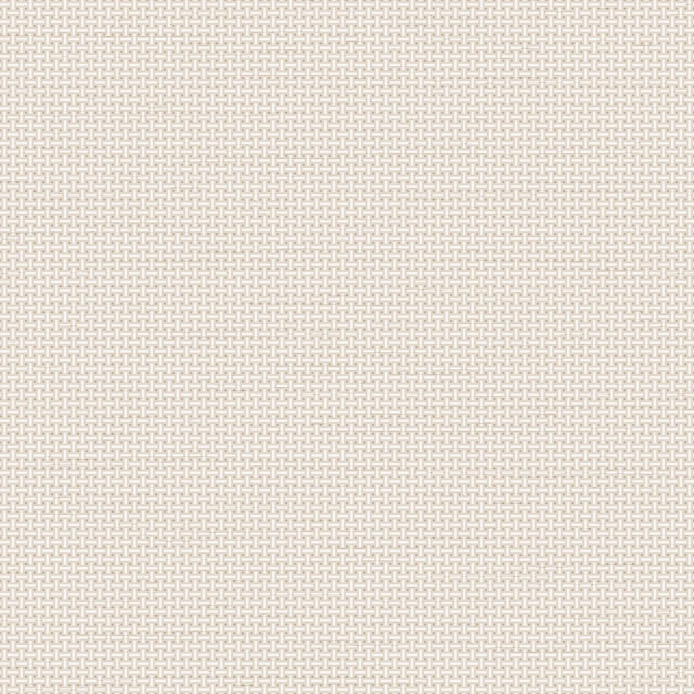 Cane Lattice White Wallpaper