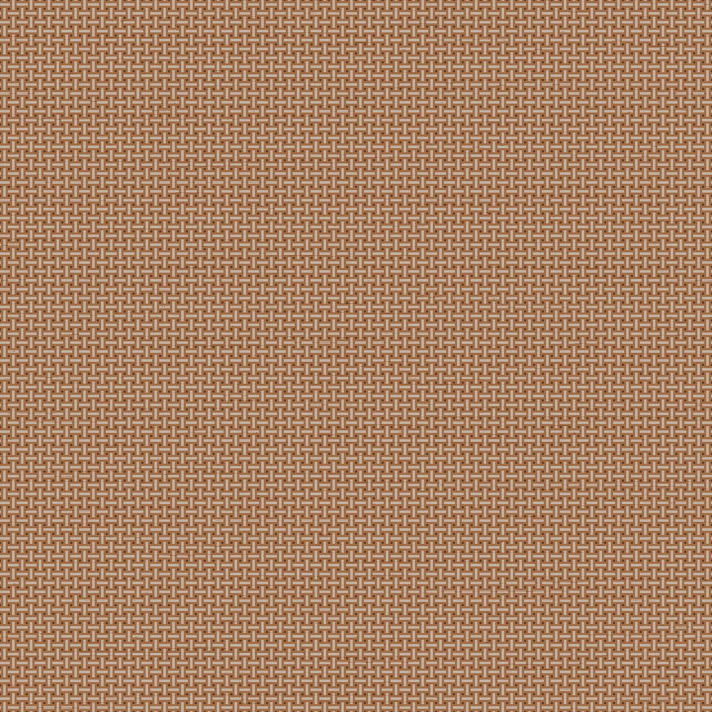 Cane Lattice Brown Wallpaper