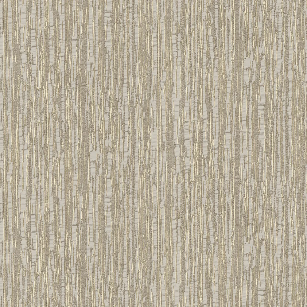 Embroidered Crushed Silk Gold Wallpaper