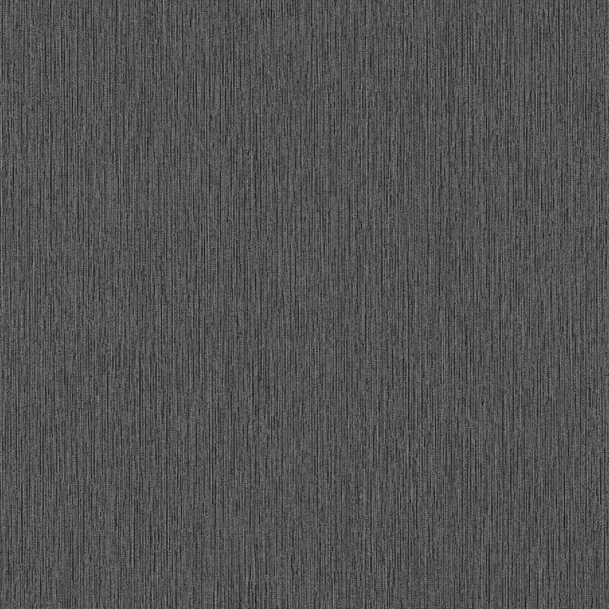 Soft Loom Stria Black Wallpaper