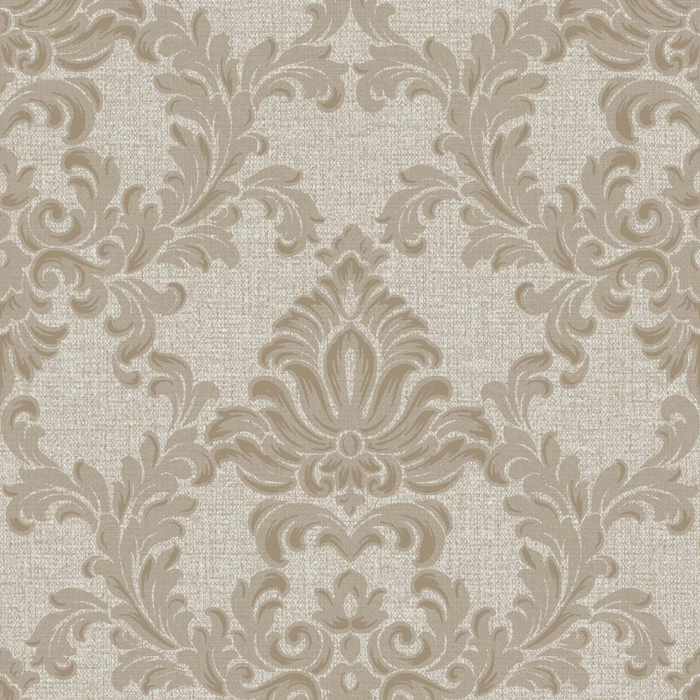 Venezia Damask Beige Wallpaper