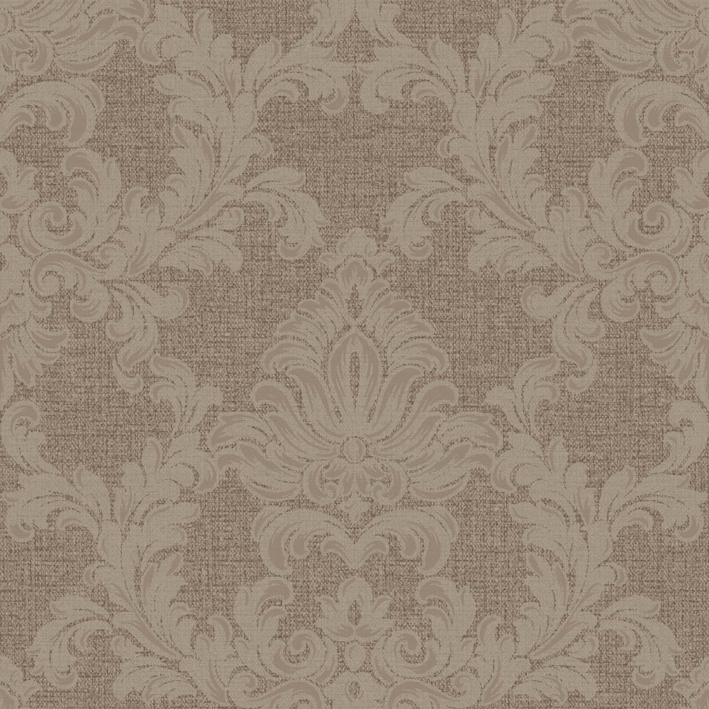 Venezia Damask Taupe Wallpaper