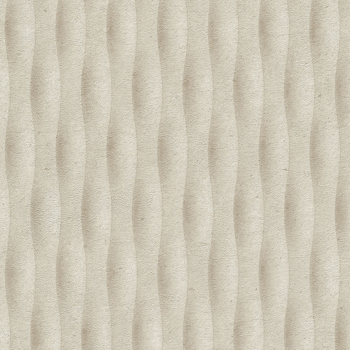 Concrete Illusion Beige Wallpaper
