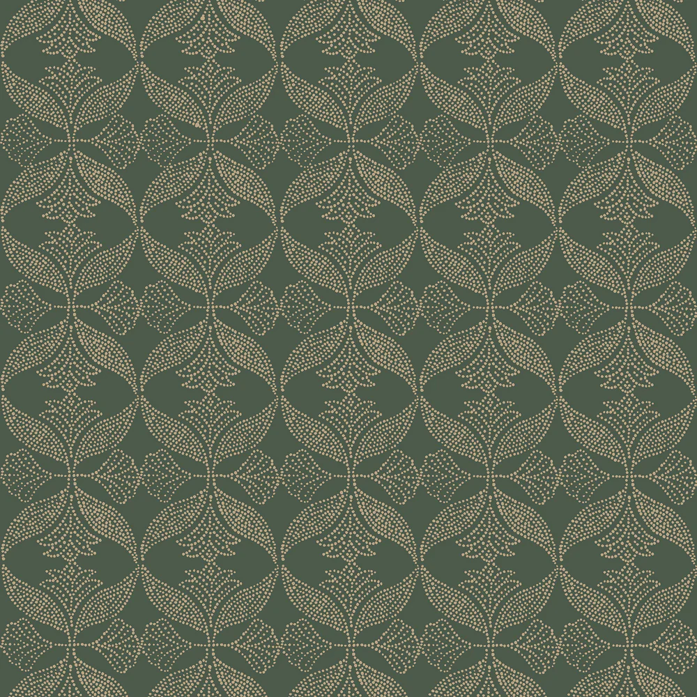 Ornament Green Wallpaper