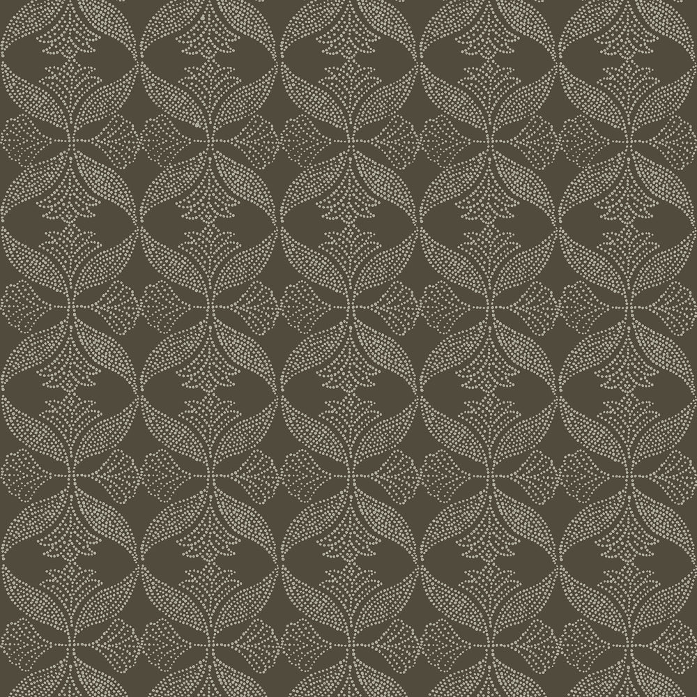 Ornament Brown Wallpaper