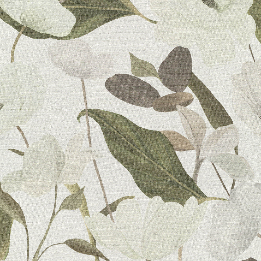Fairy Blossom White Wallpaper