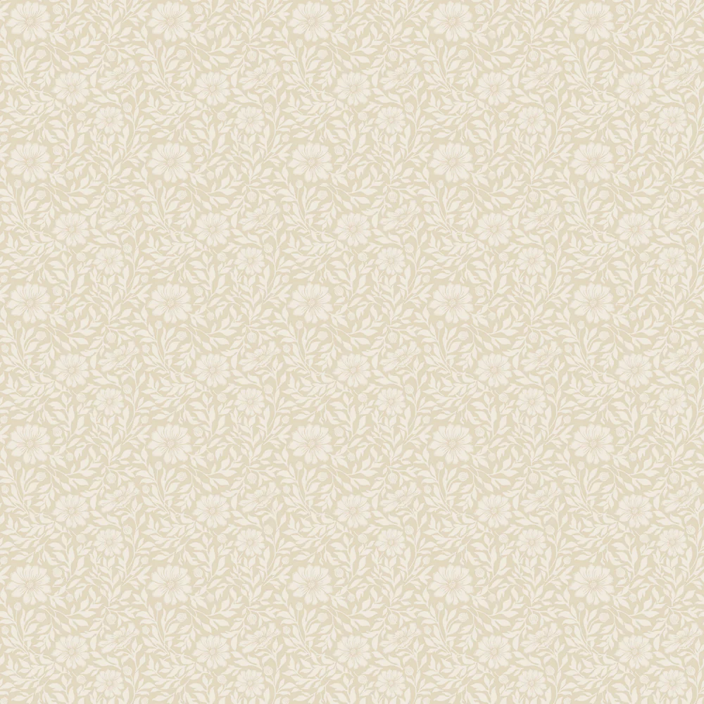 Heritage Floral Beige Wallpaper