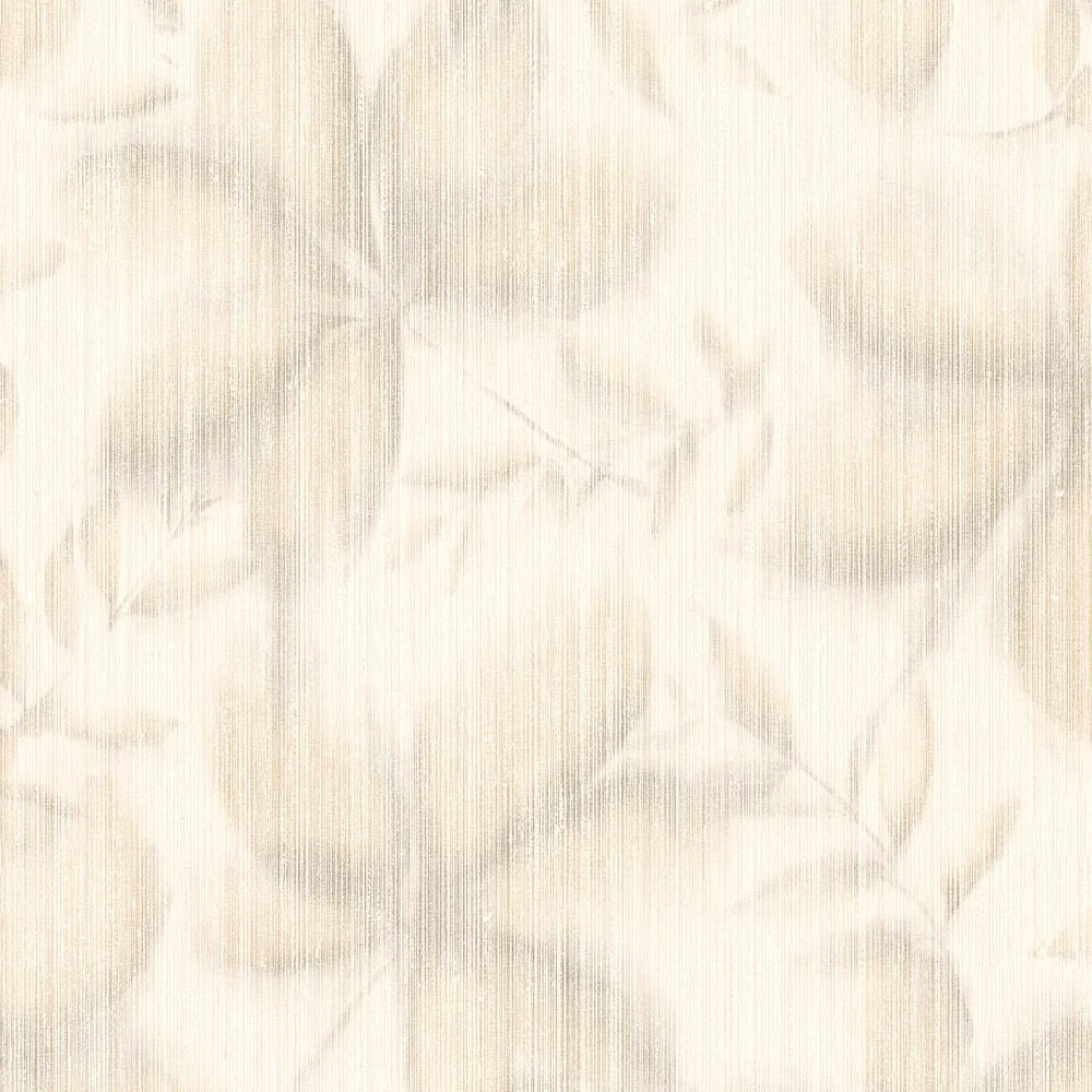 Vellum Leaf Cream Wallpaper