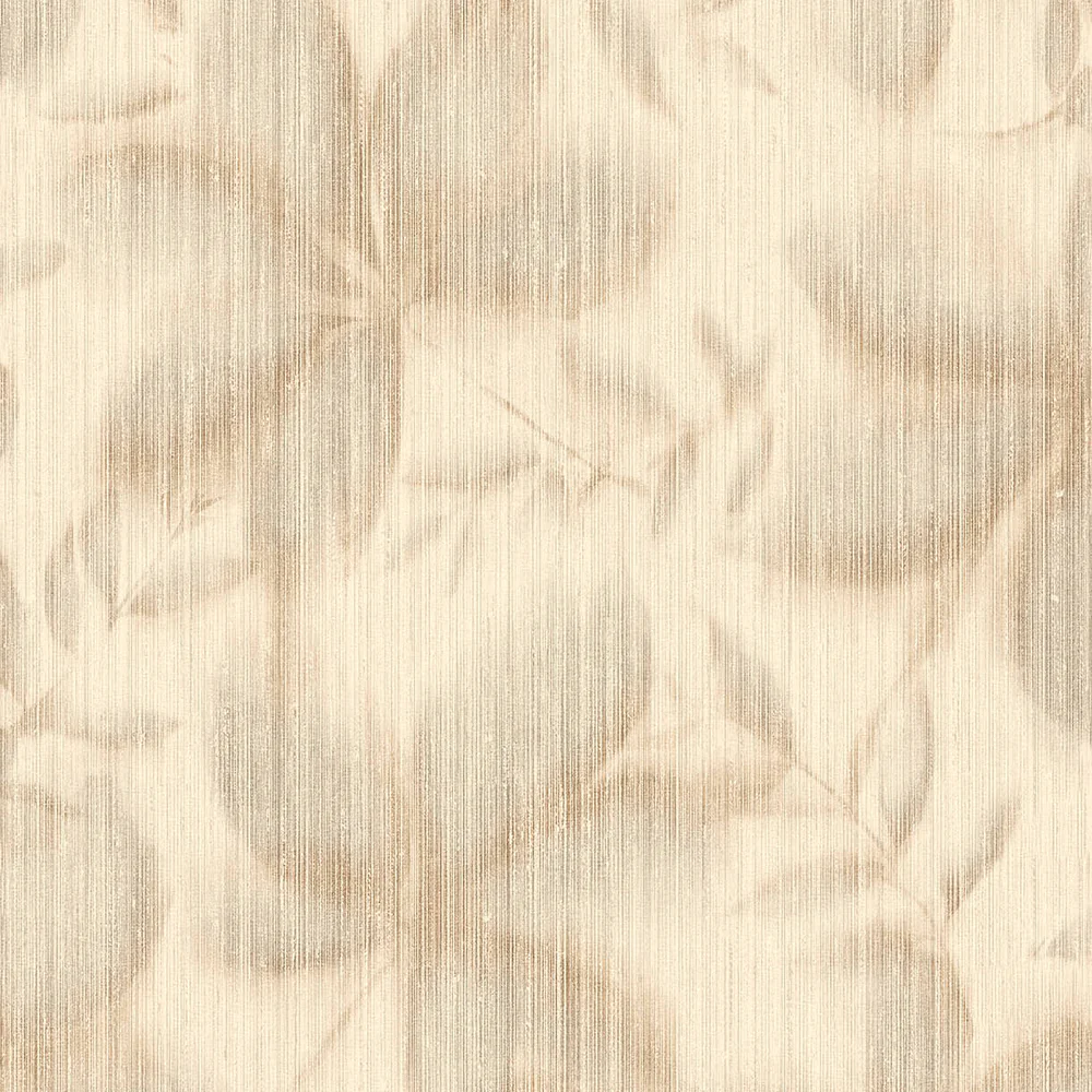 Vellum Leaf Taupe Wallpaper