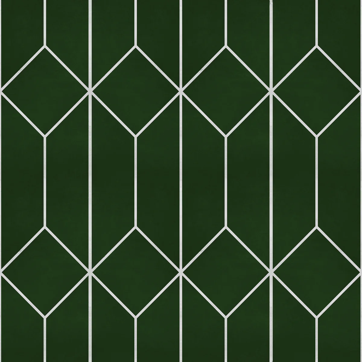 Diamond Trellis Green Peel and Stick Wallpaper
