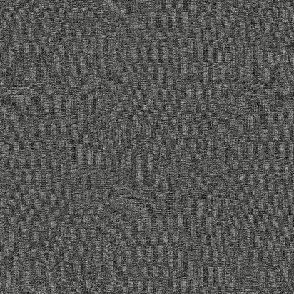 Linen Serenity Black Wallpaper