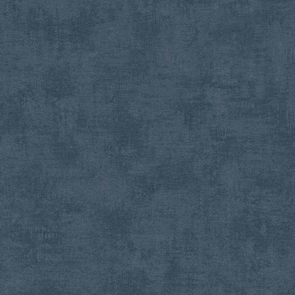 Washed Linen Texture Navy Wallpaper