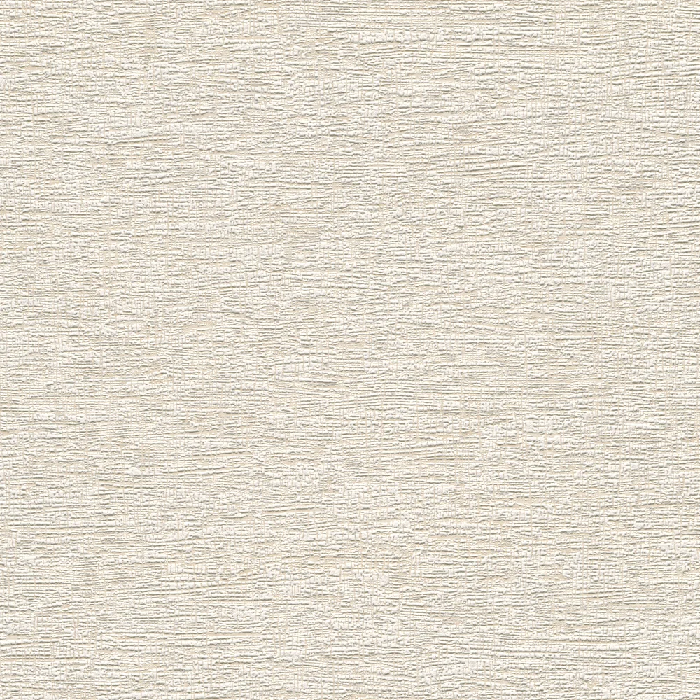 Linen Slub Cream Wallpaper