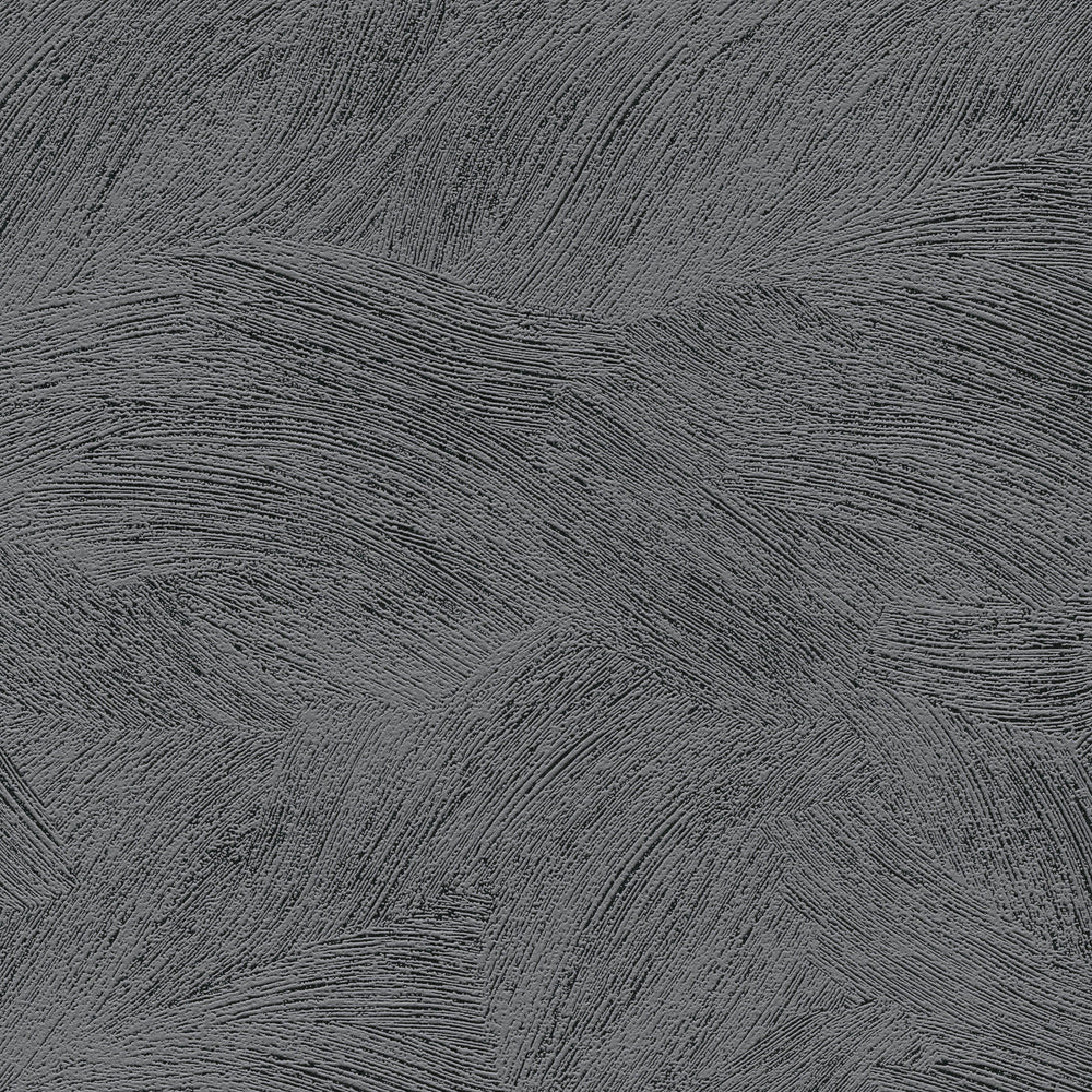 Sculpted Whispering Dunes Anthracite Wallpaper
