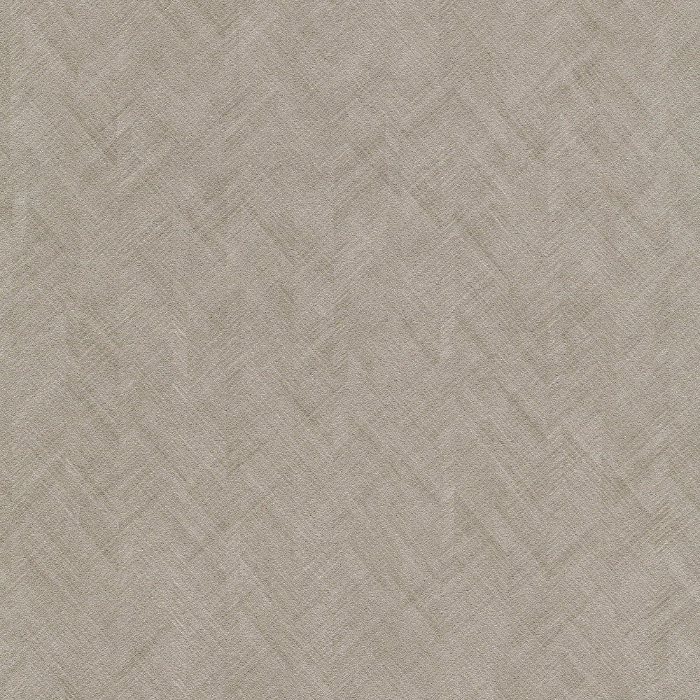 Rythmic Chevron Stripe Brown Wallpaper