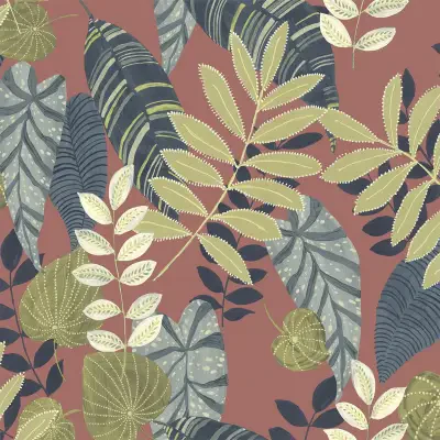Tropicana Leaves Fabric