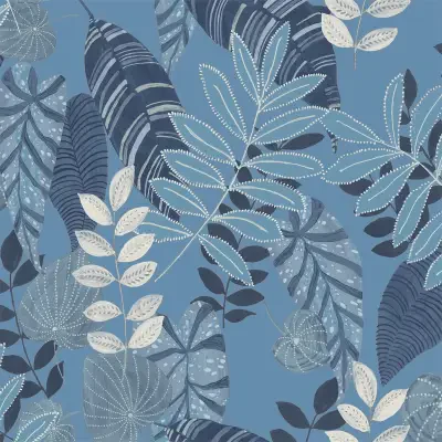 Tropicana Leaves Fabric