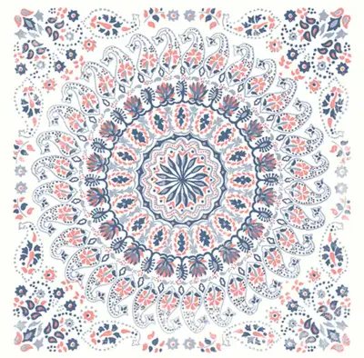 Mandala Boho Tile Fabric
