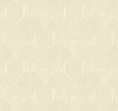Meyberg Khaki Geometric Wallpaper