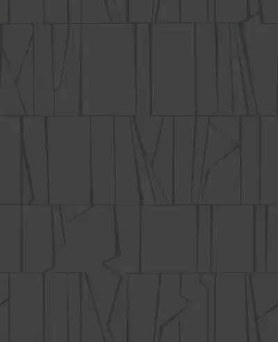 Huntington Charcoal Geometric Stripe Wallpaper