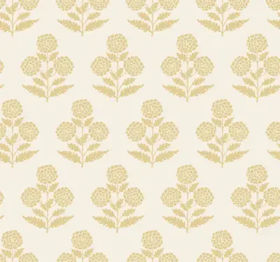 Souci Butter Marigolds Wallpaper