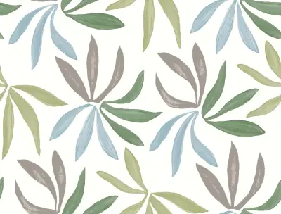 Little Garden Alpine & Sky & Silver Wallpaper