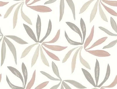 Little Garden Nude & Blush Wallpaper