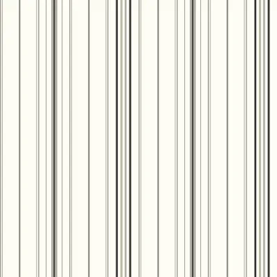 Black & Bronze Wide Pinstripe Wallpaper