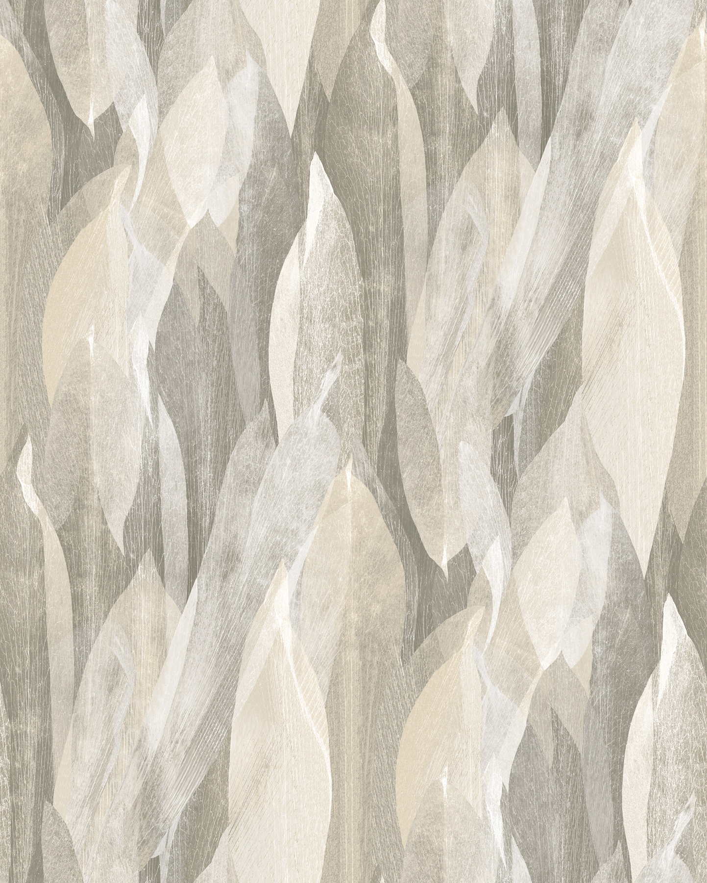 Shimmering Canopy Neutral Botanical Wallcovering