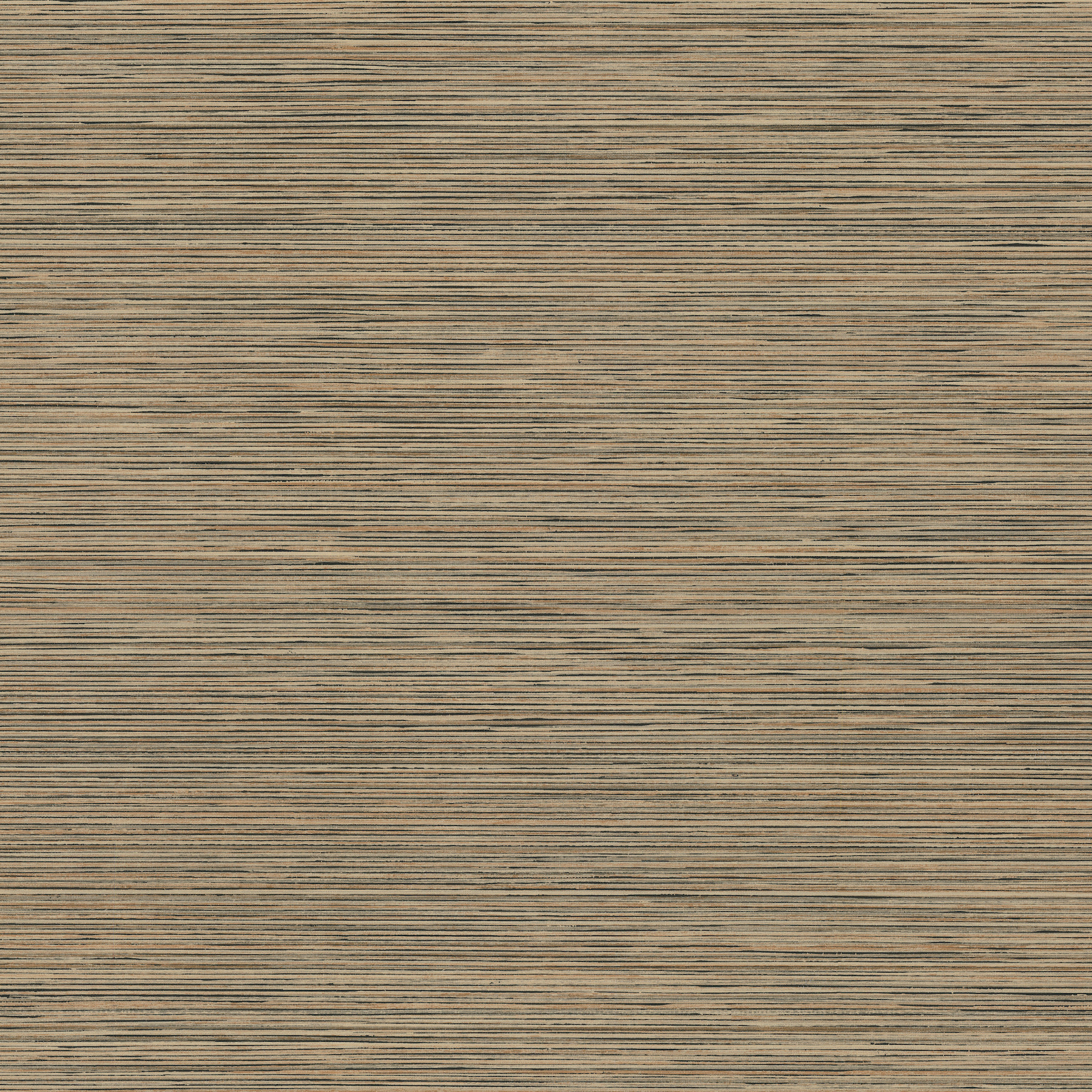 Stacked Bamboo Chestnut Stripe Wallcovering