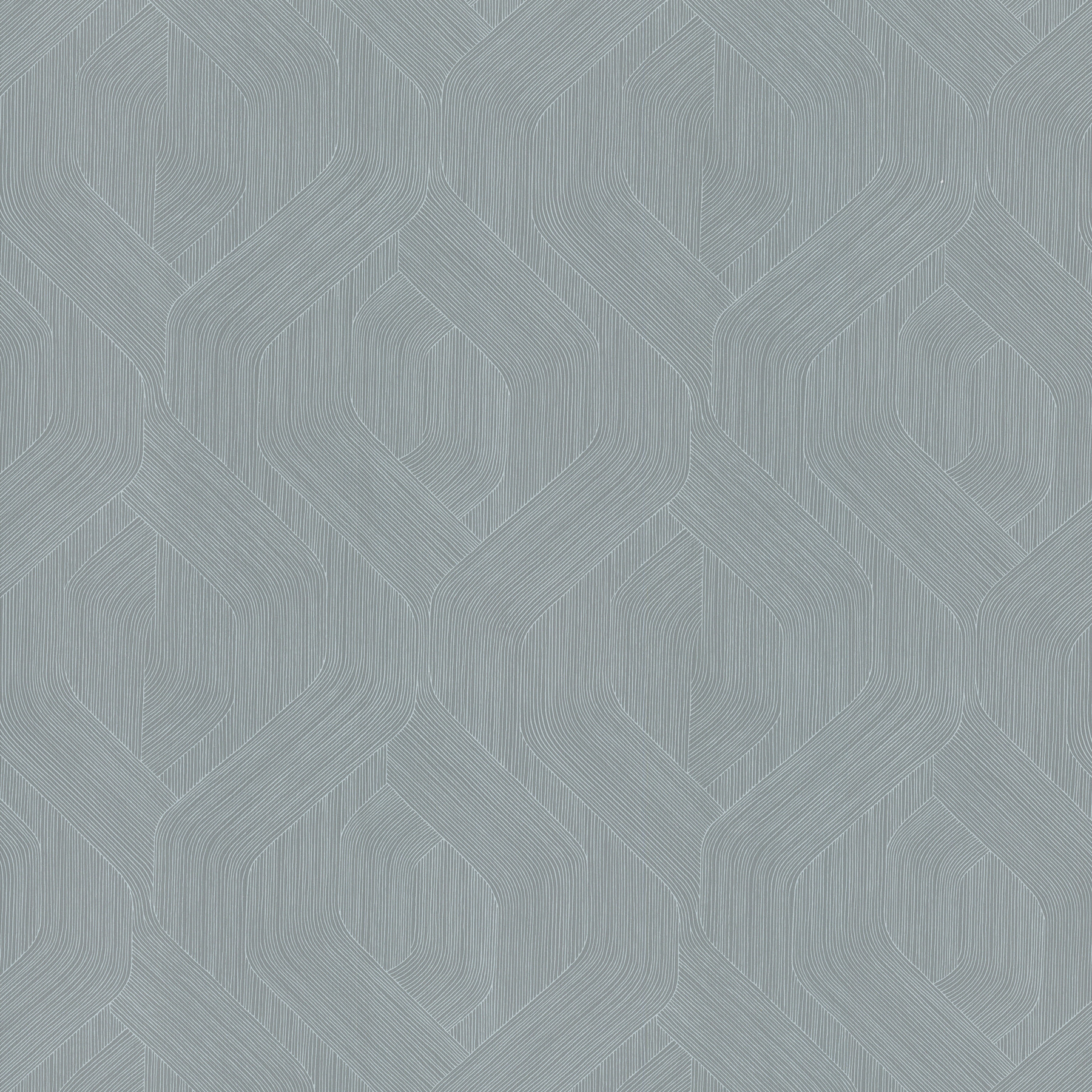 Infinity Slate Ogee Wallcovering