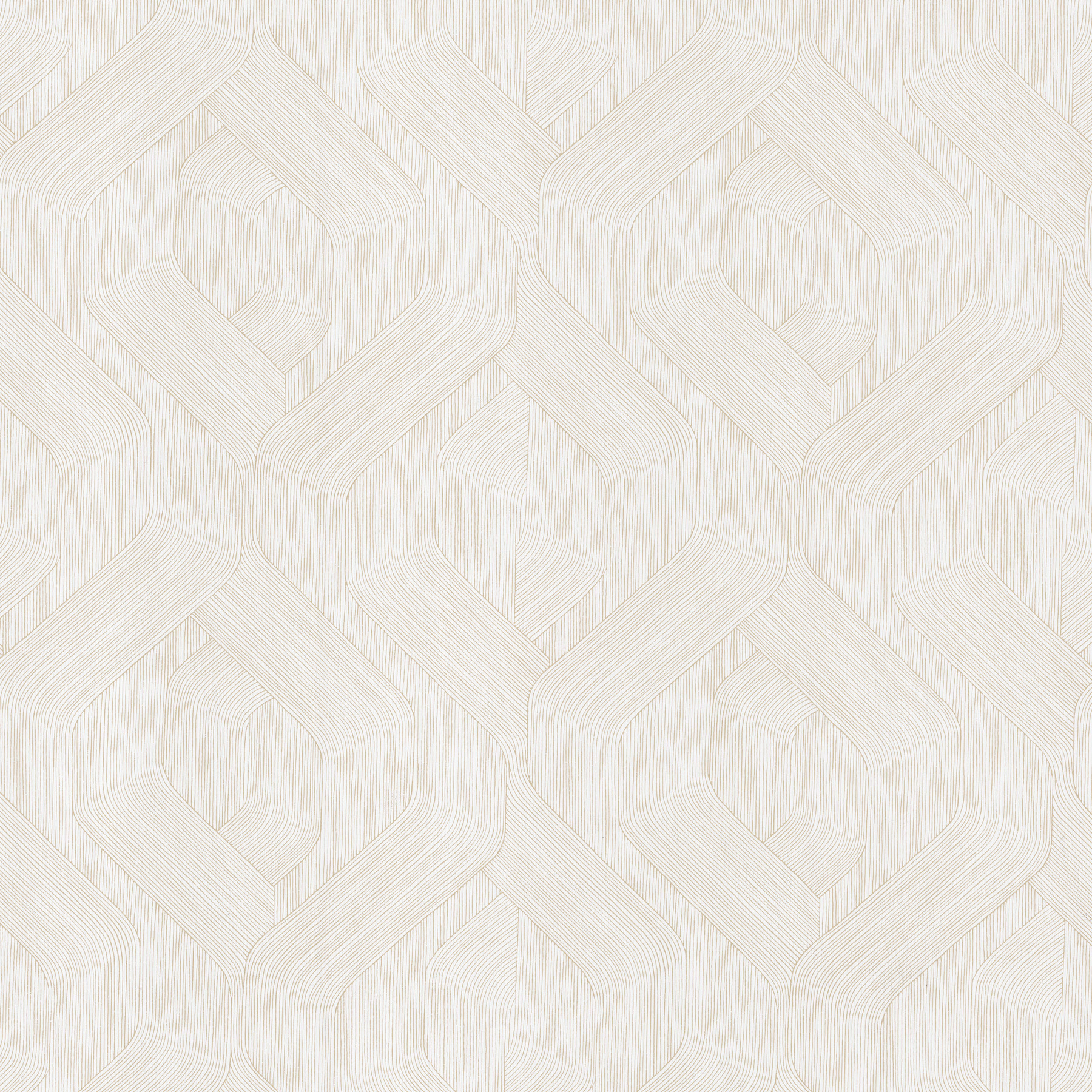 Infinity Cream Ogee Wallcovering