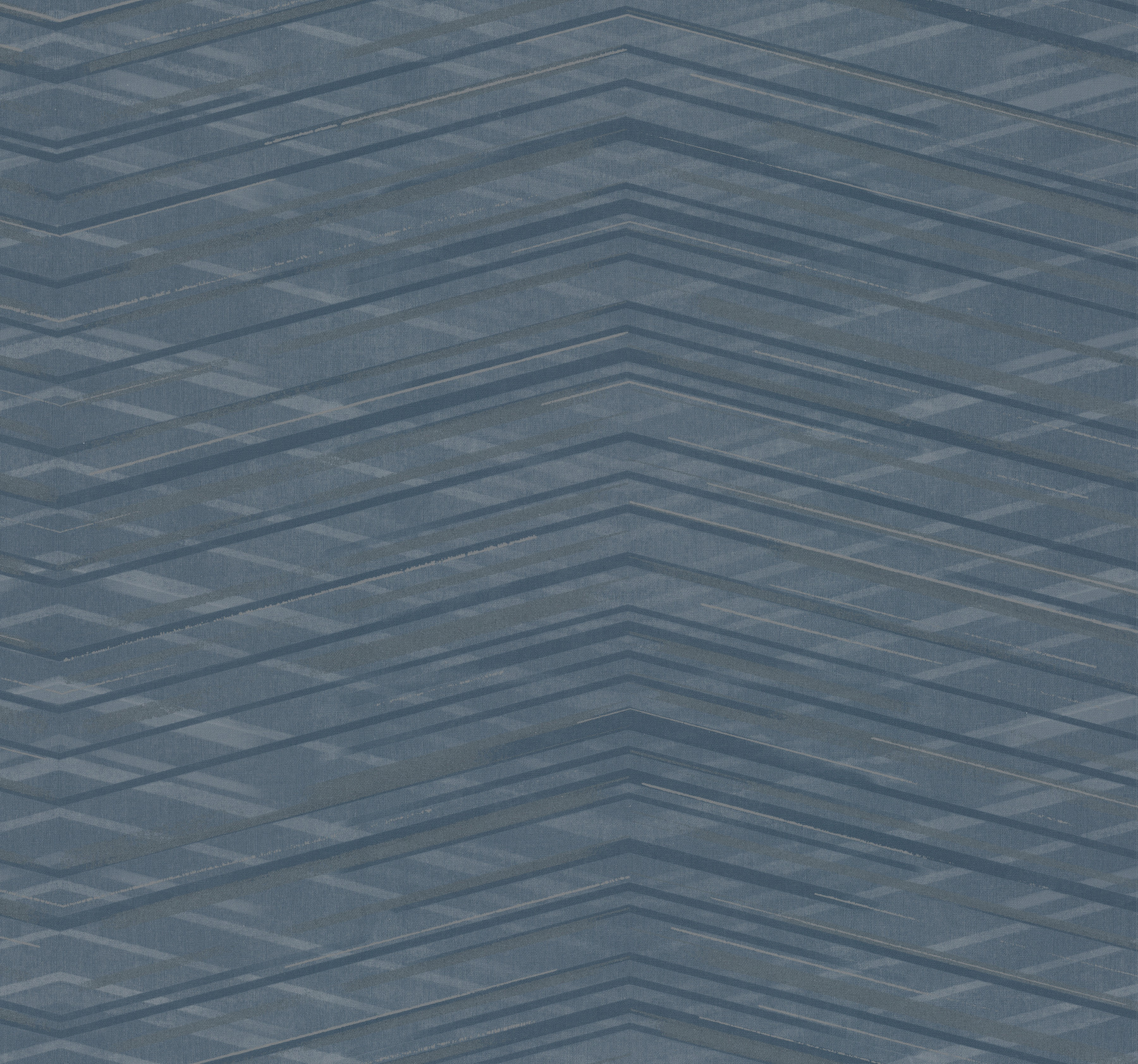 Focal Point Blue Chevron Wallcovering