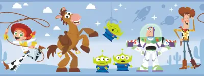 Disney & Pixar Toy Story 4 Blue Border