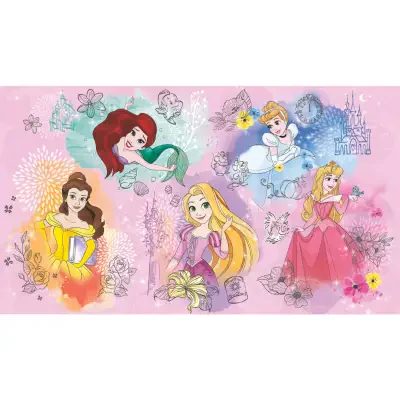 Disney Princess Pink Peel & Stick Wall Mural