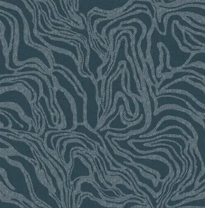 Massar Teal Modern Marbled Wallpaper