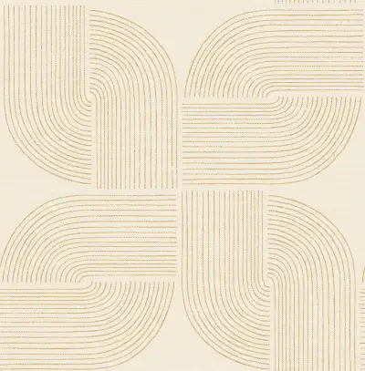 Savoye Wheat Spiral Arches Wallpaper