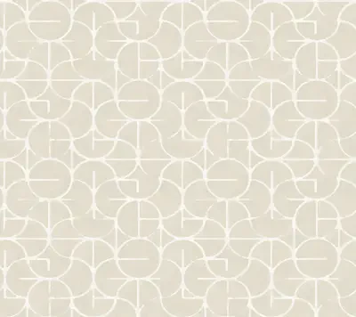 Looking Glass Beige Wallpaper