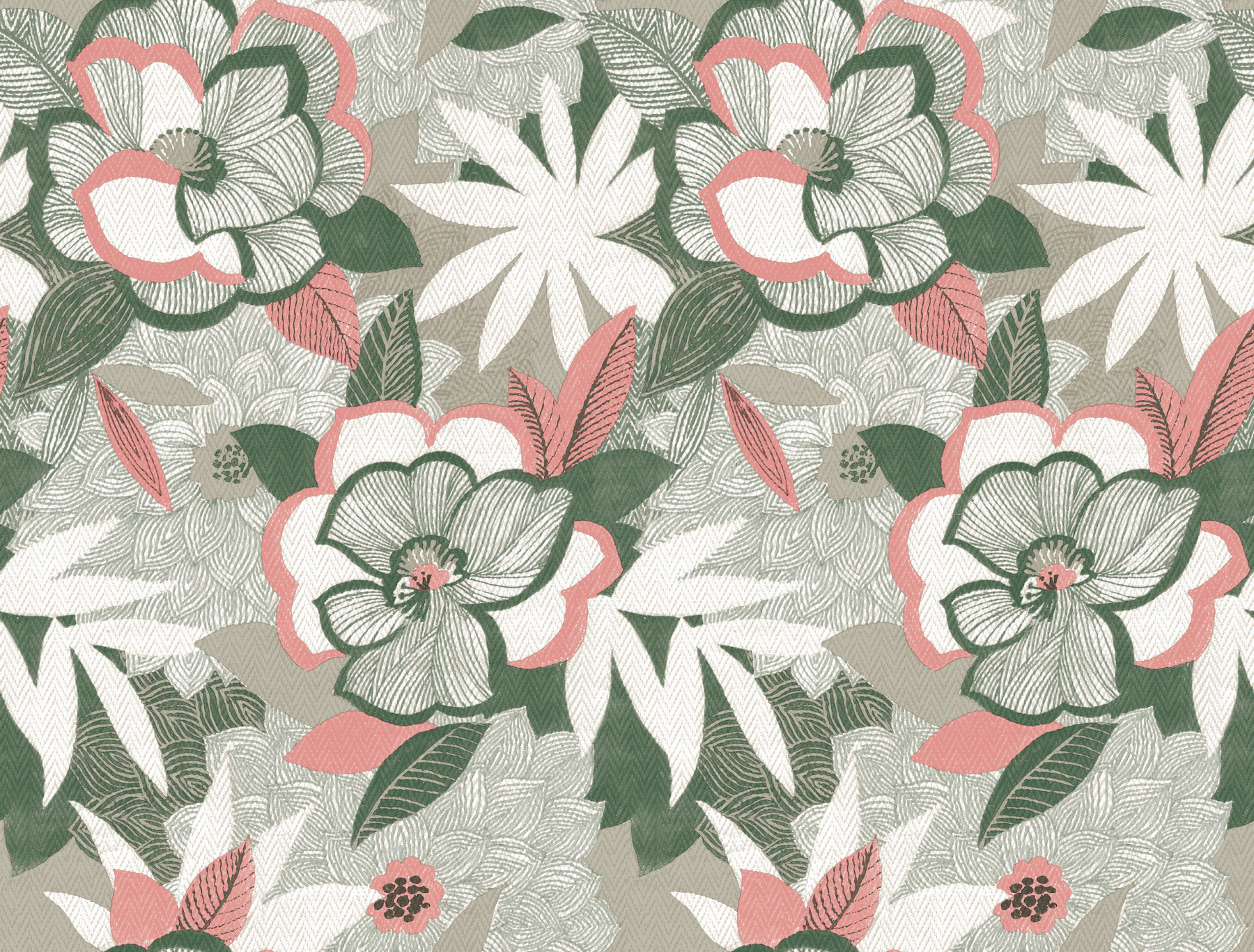 Fantasium Coral Floral Peel + Stick Wallpaper
