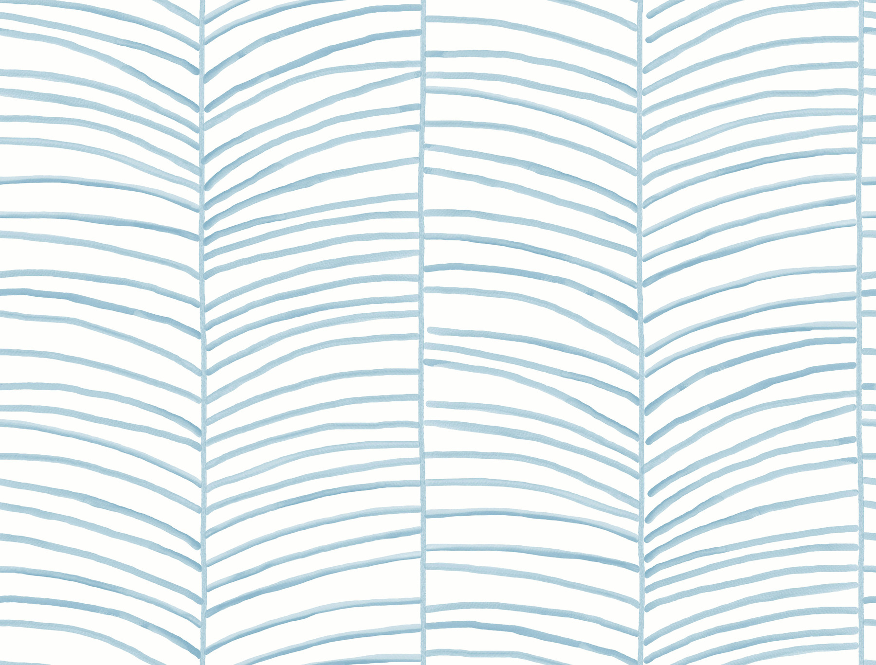 Cascade Palm Blue Chic Tropics Peel + Stick Wallpaper