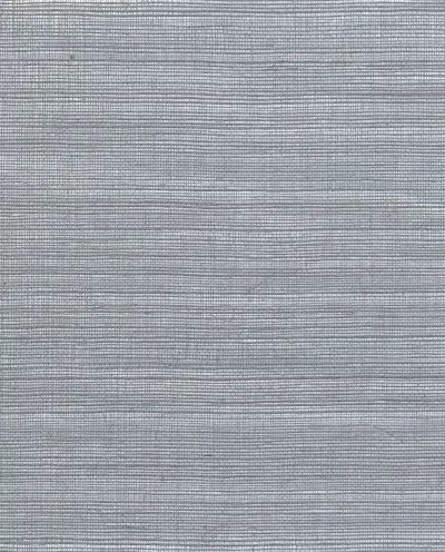 Silver Sisal Grasscloth Wallpaper