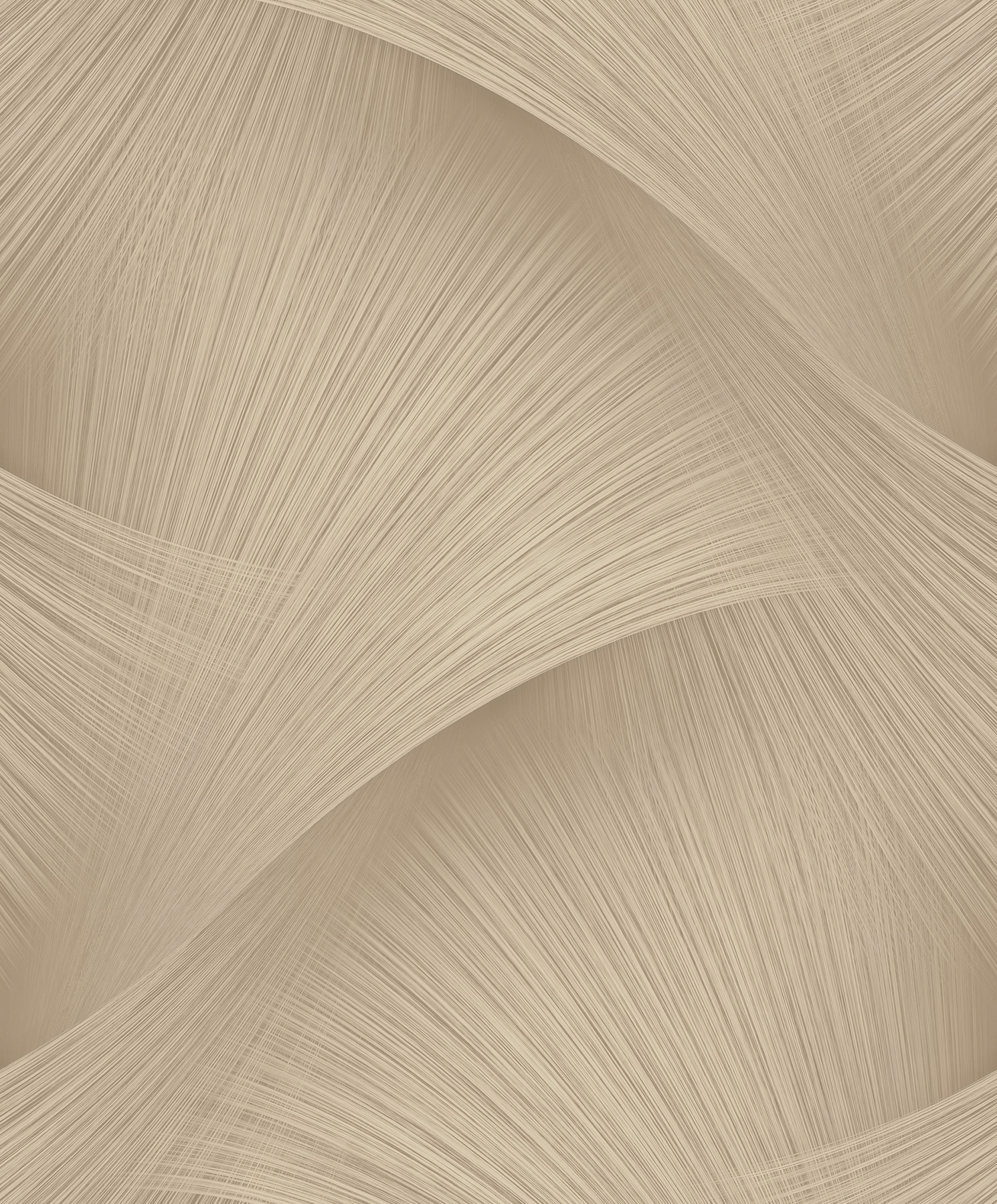 Etched Reeds Light Brown Abstract Wallpaper