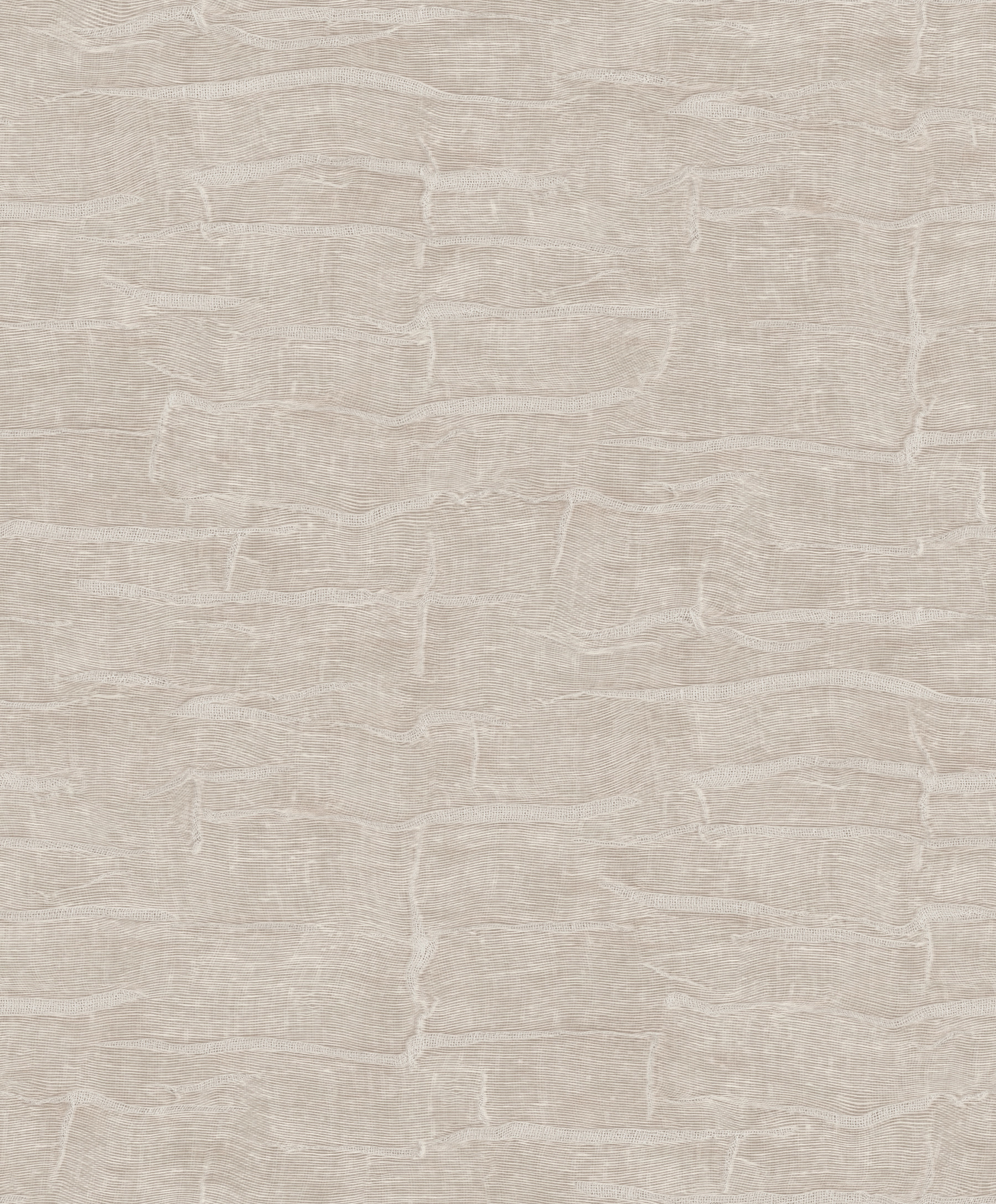Sculpted Burlap Taupe Textured Wallpaper