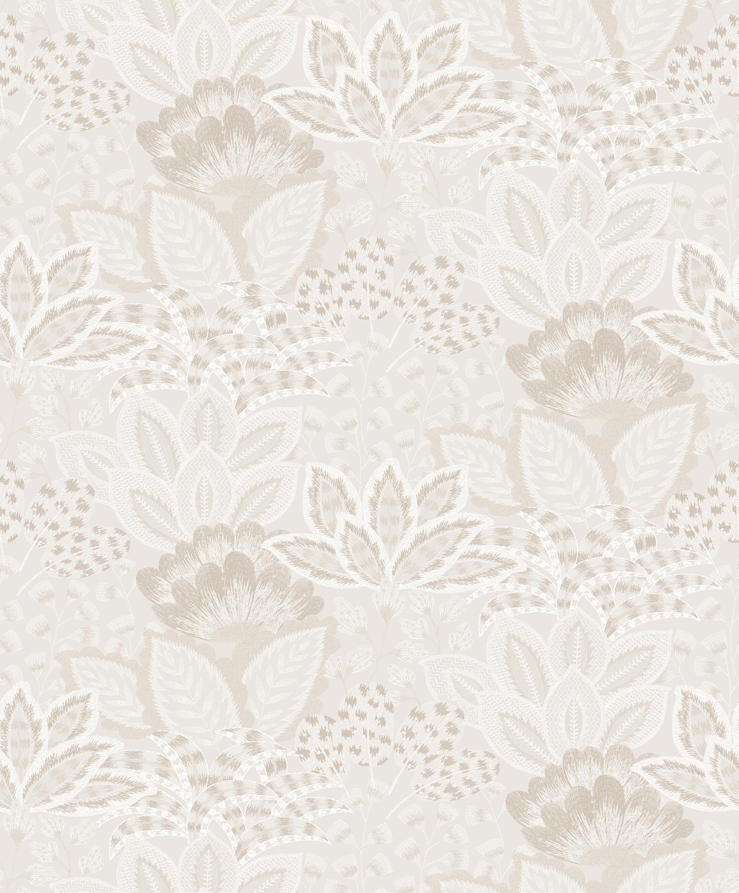 Catherine Pearl Botanical Wallpaper