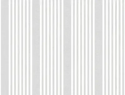 French Arctic Grey Linen Stripe Wallpaper