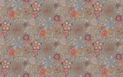 Magic Garden Black Wallpaper