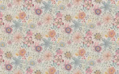 Magic Garden Pink Wallpaper