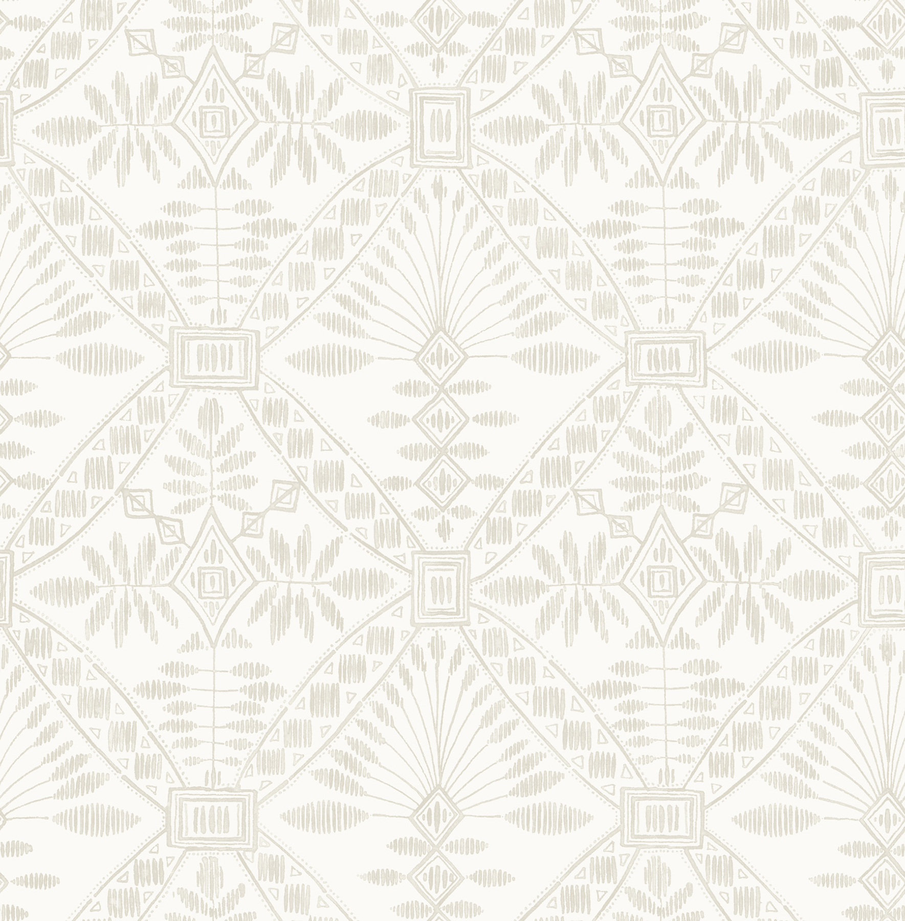 Emmarie Light Grey Geometric Wallpaper